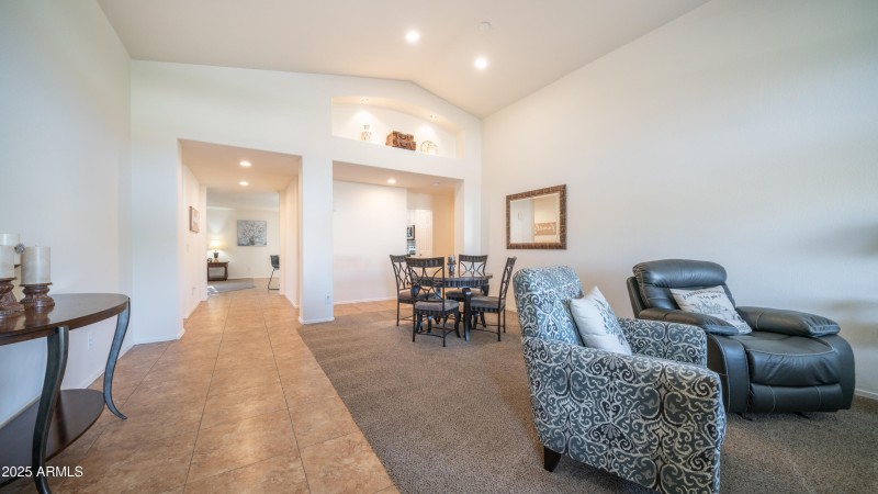 Formal Living room and dining room