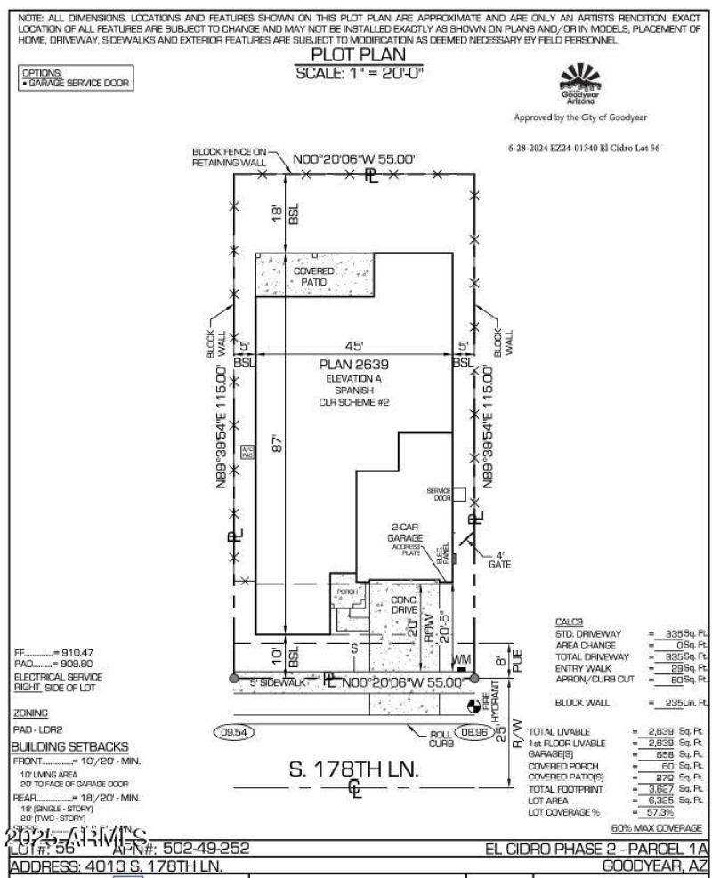 EC 56 Plot Plan