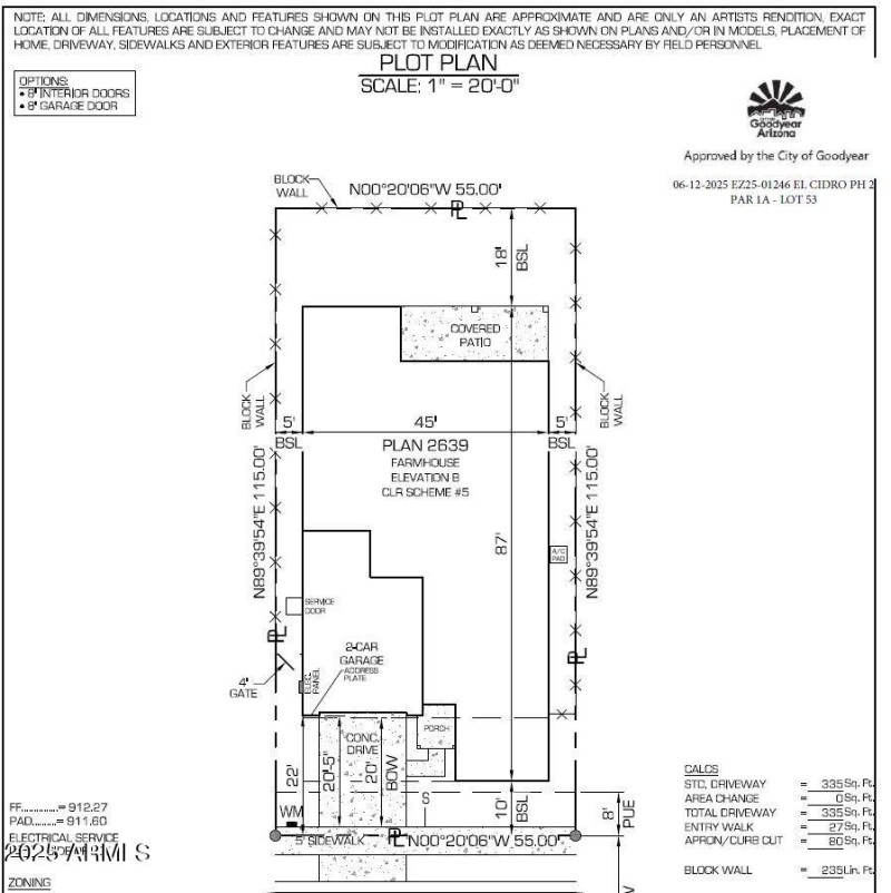 EC 53 Plot Plan