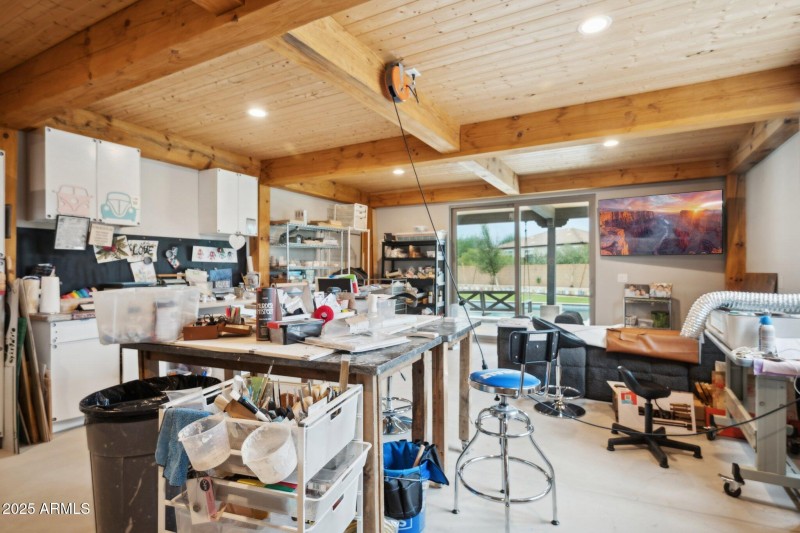 Art Studio in Pool house