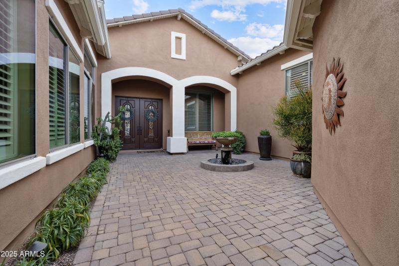 Main entrance courtyard