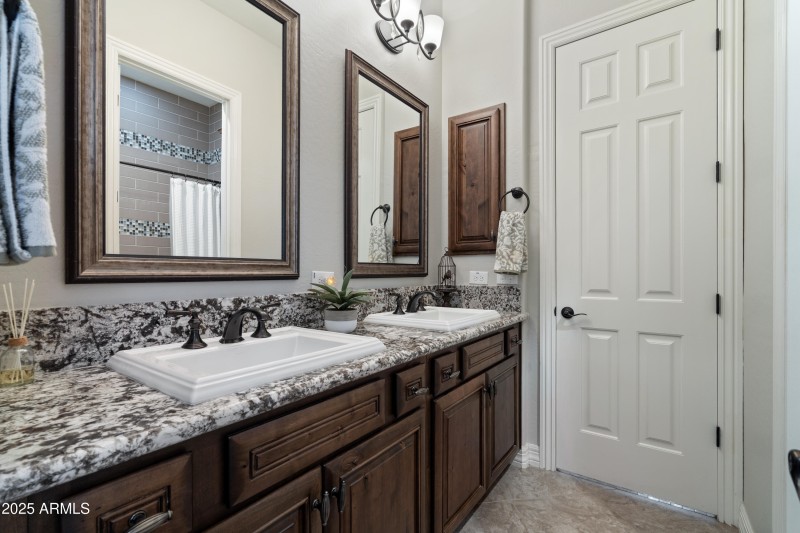 Jack and Jill bathroom