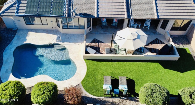 Salt Water Pool and Turf