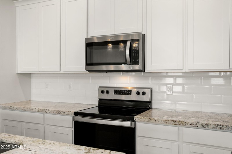 Kitchen Closer View with Backsplash