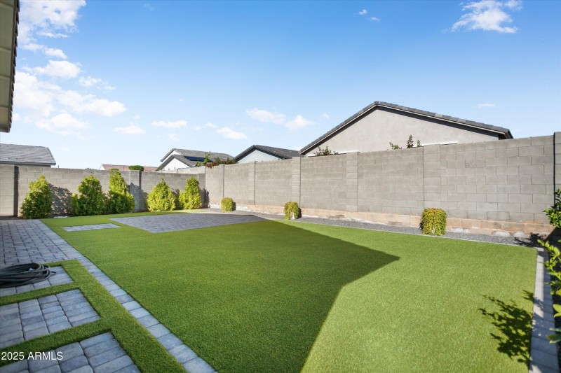 Backyard View from East to West