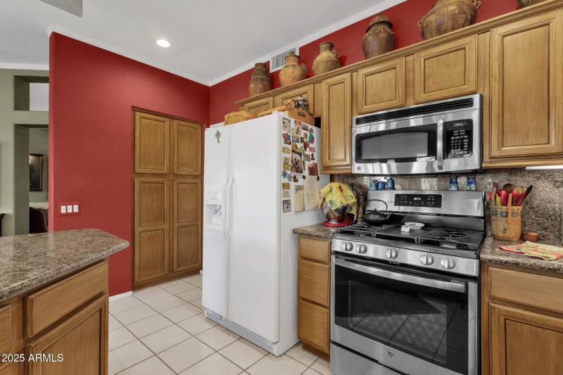 Kitchen with pantry