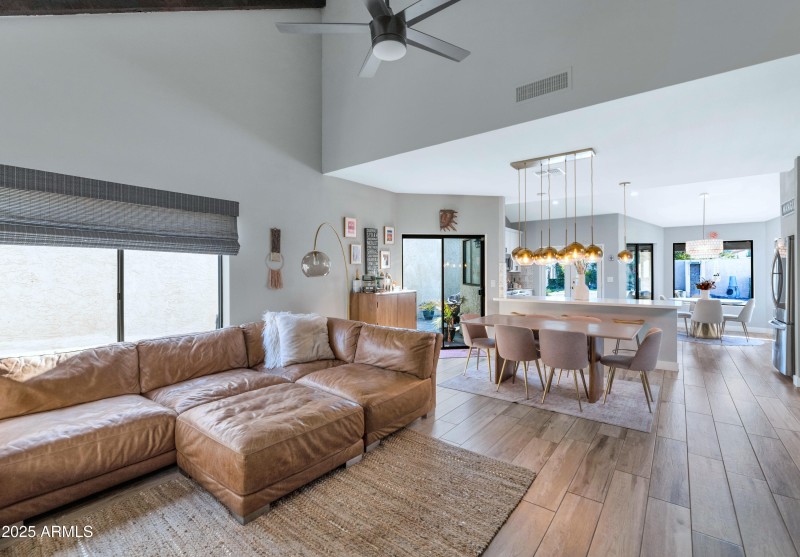Open Living and Dining Concept