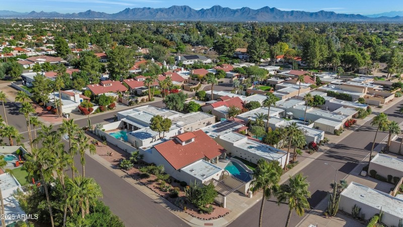 Scenic Aerial Neighborhood Views