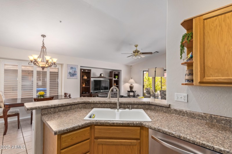 Overlooking Family Room