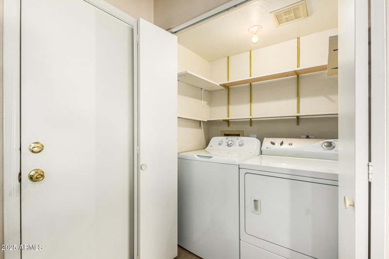 Inside washer and dryer