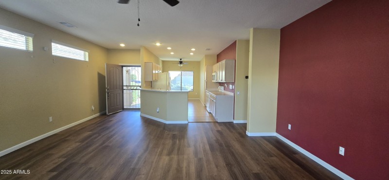 Kitchen open to greatroom