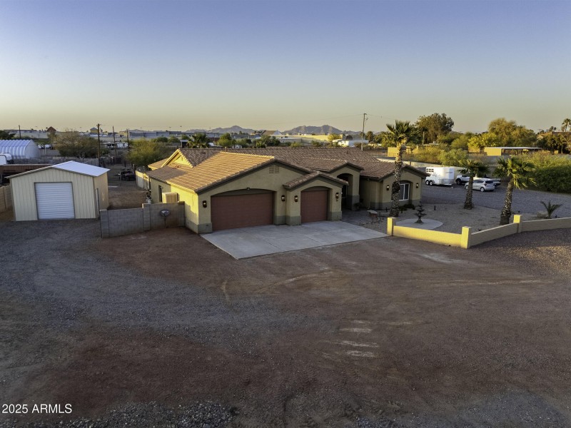 Drone Sunset Front Left