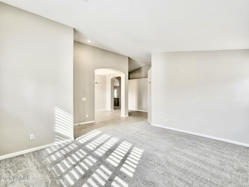 Living Room View To The Dining Area