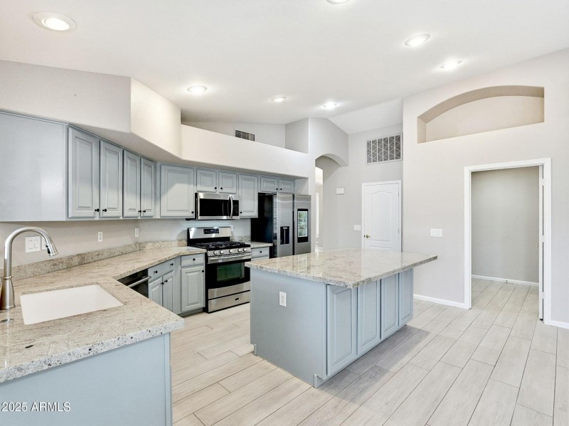 Kitchen View to the Pantry