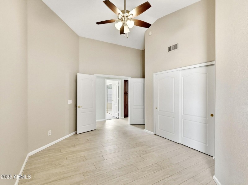 Bedroom 4 to the Double Door Entrance