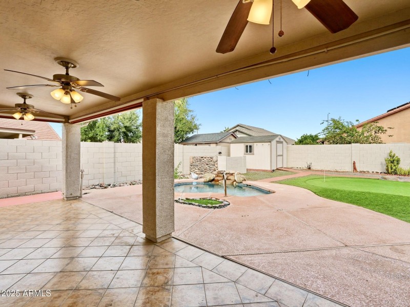 Patio View From The Primary Bedroom