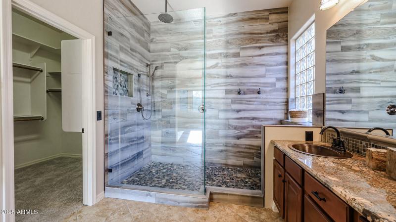 Large Walk-In Shower