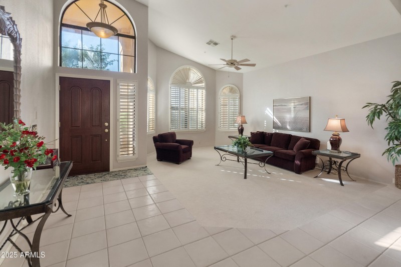 Natural light pours in!