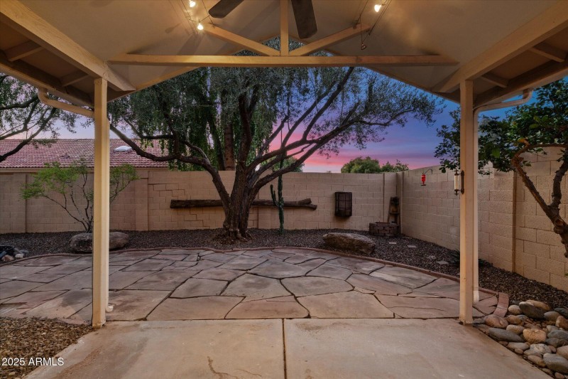 Private Covered Patio
