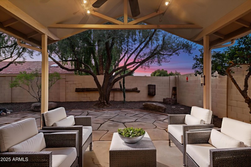 Private Covered Patio