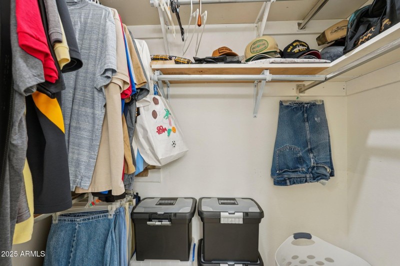 Primary Suite Walk-in closet