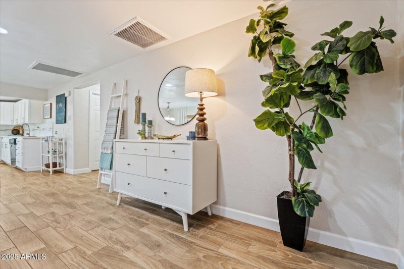 Front Entrance into living room