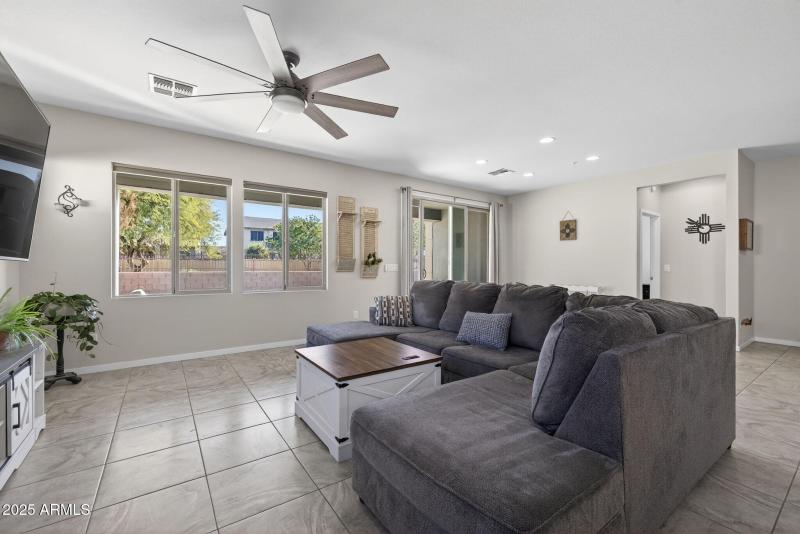 Living room/back door