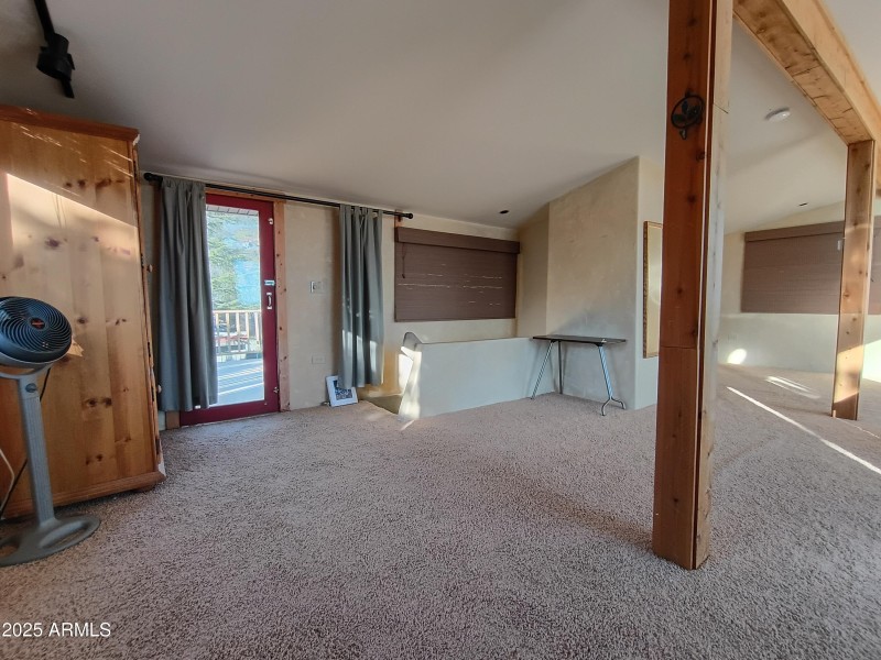 Loft Area & Door to Rear Deck