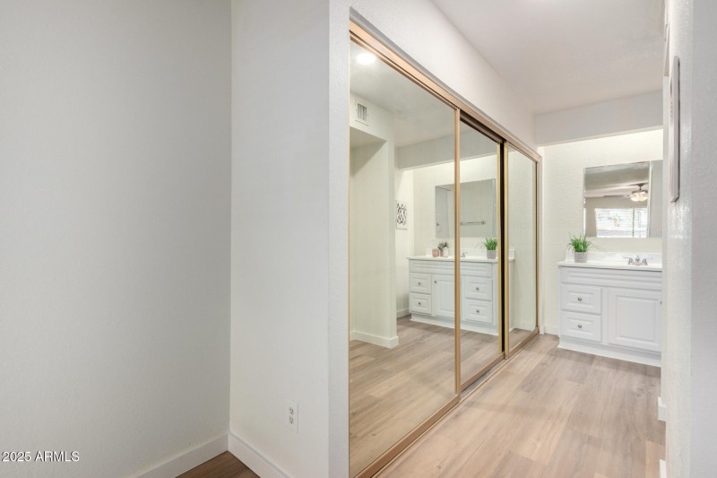 Primary Bedroom closets