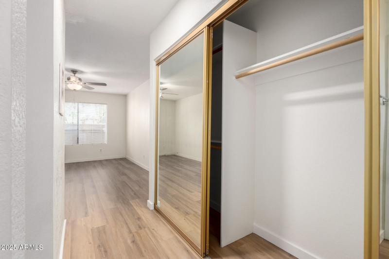 Primary bedroom closets