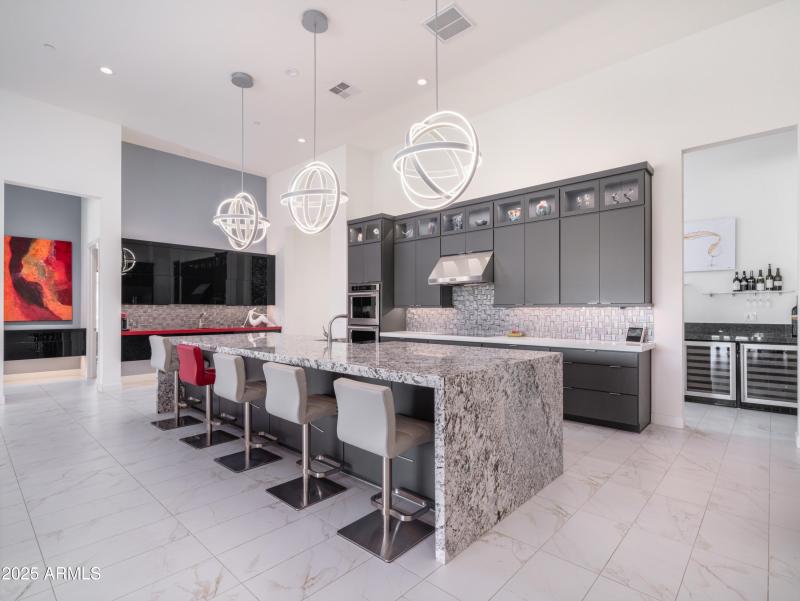 Counters for a mile & custom Coffee Bar