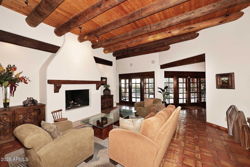 Living Room-Patio View