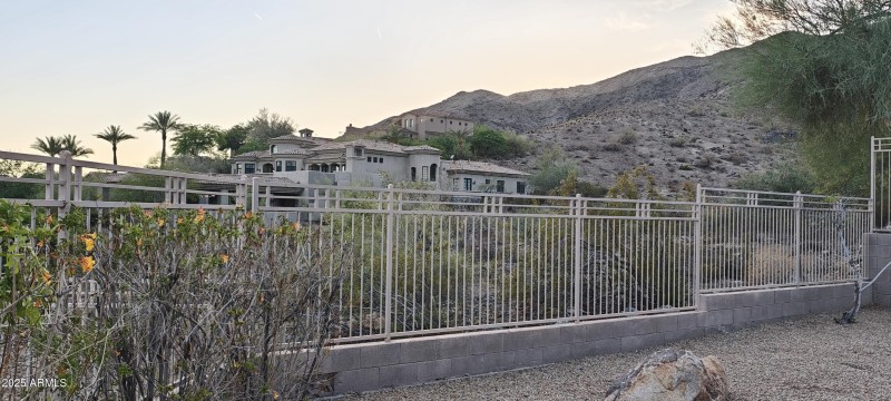 backyard mountain view