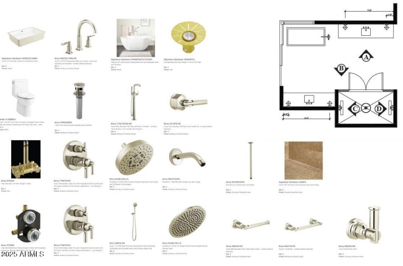 Primary Bath Plumbing Selections
