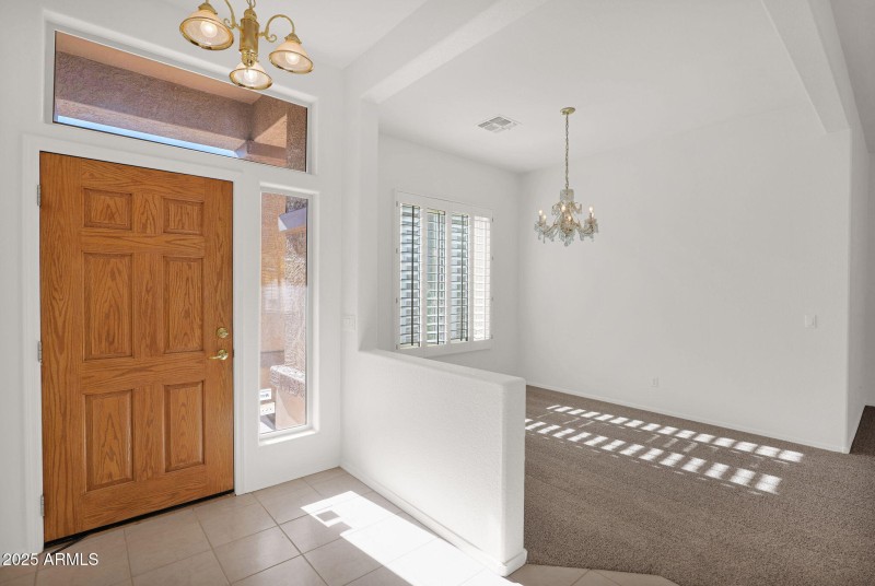 front entry w/flex room