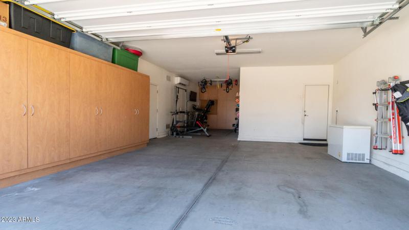 54 3 Car Garage with built in Cabinets