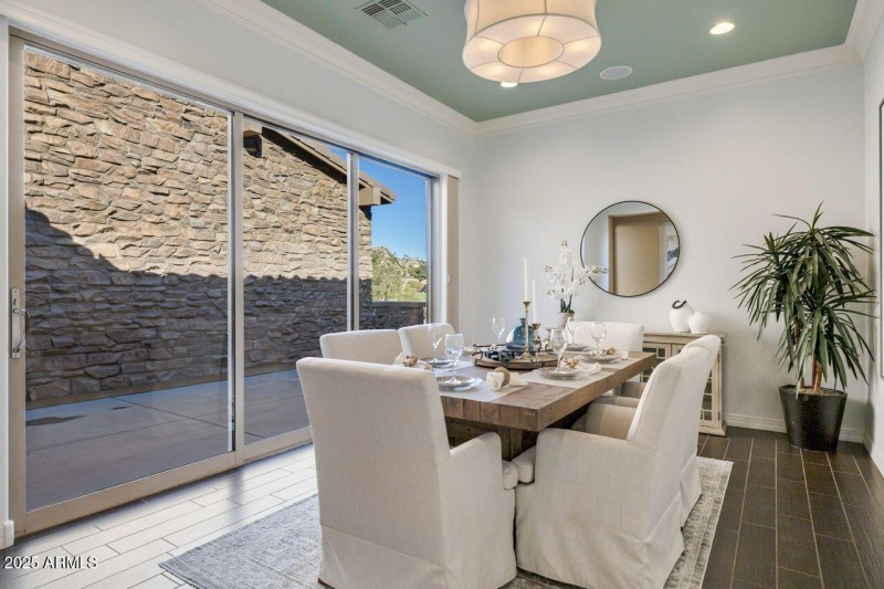 Separate dining room