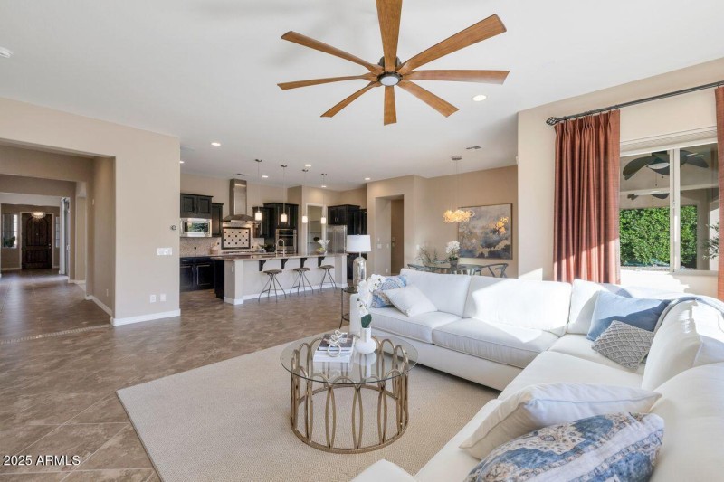 Ceiling fans in most rooms