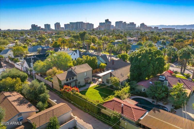 Aerial View facing Southeast