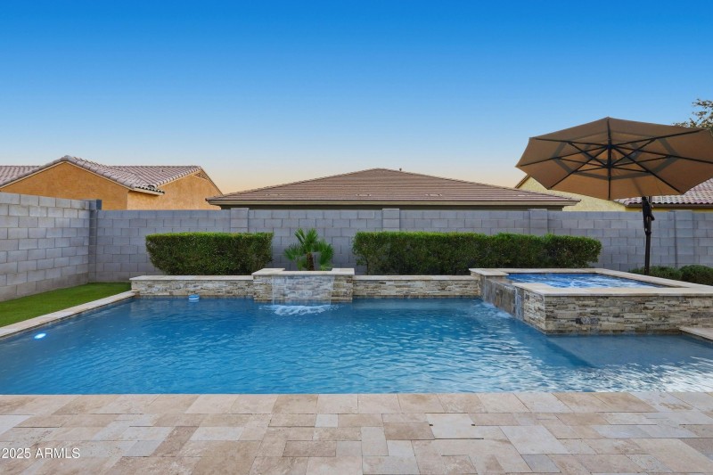 Pool and Hot Tub area
