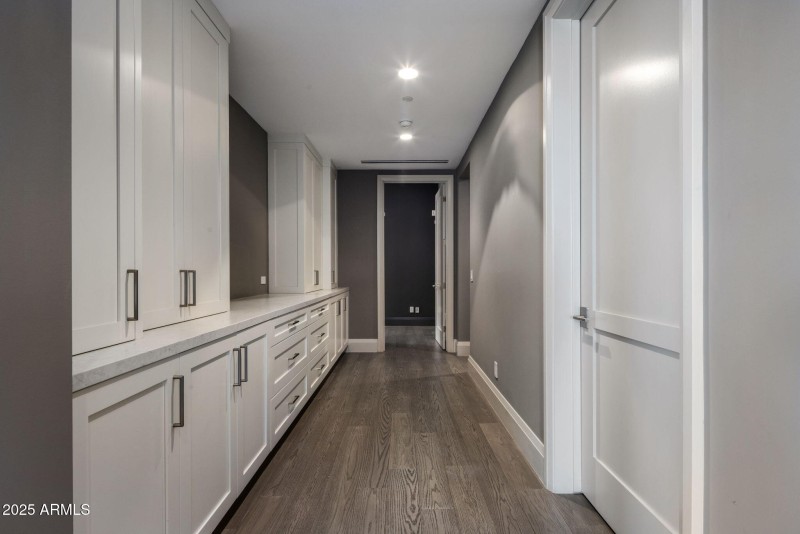 Hallway with great storage