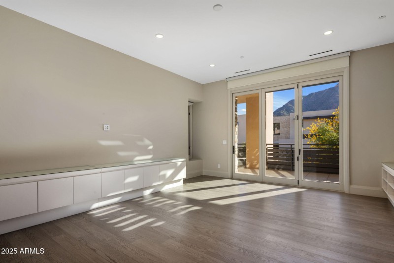 Primary Bedroom and Balcony