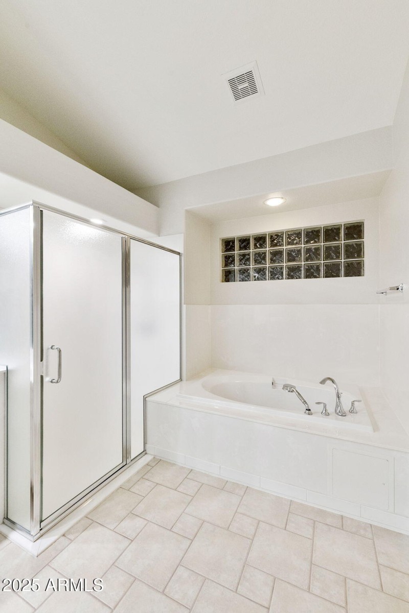 Primary Bath and walk-in shower