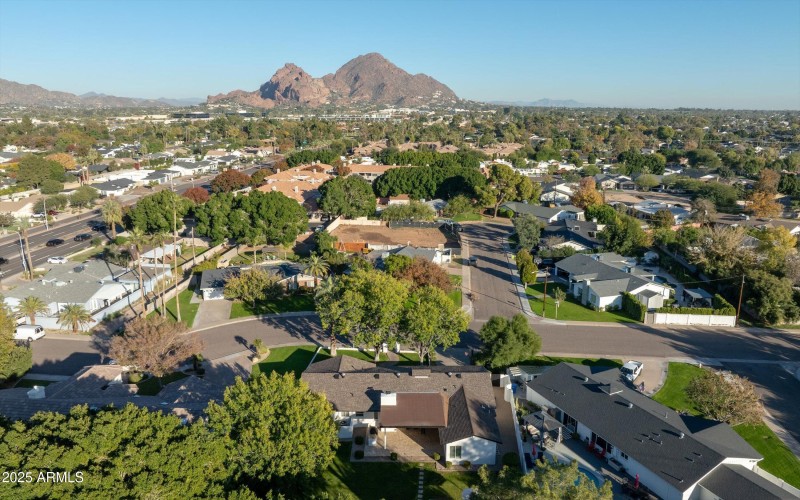 Aerial View to Camelback