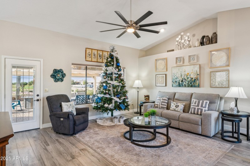 GREAT ROOM WITH EXIT TO REAR PATIO