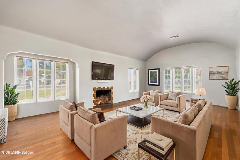 Living room with virtual design ideas