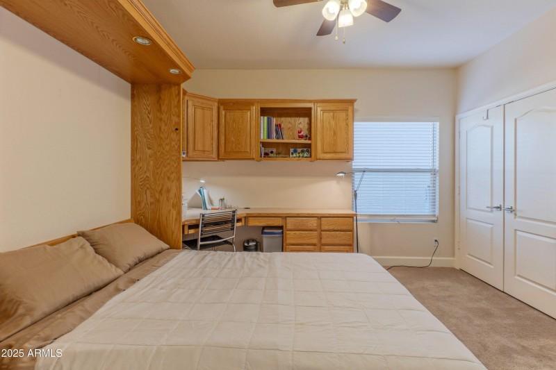 Murphy bed in 3rd bdrm