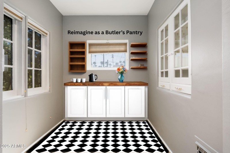 Ai mock up of butler's pantry