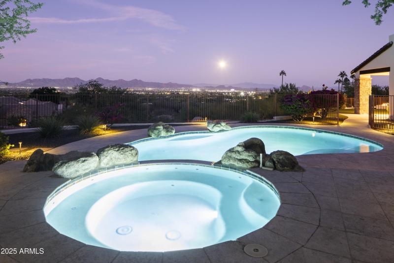 Pool/Spa with a View