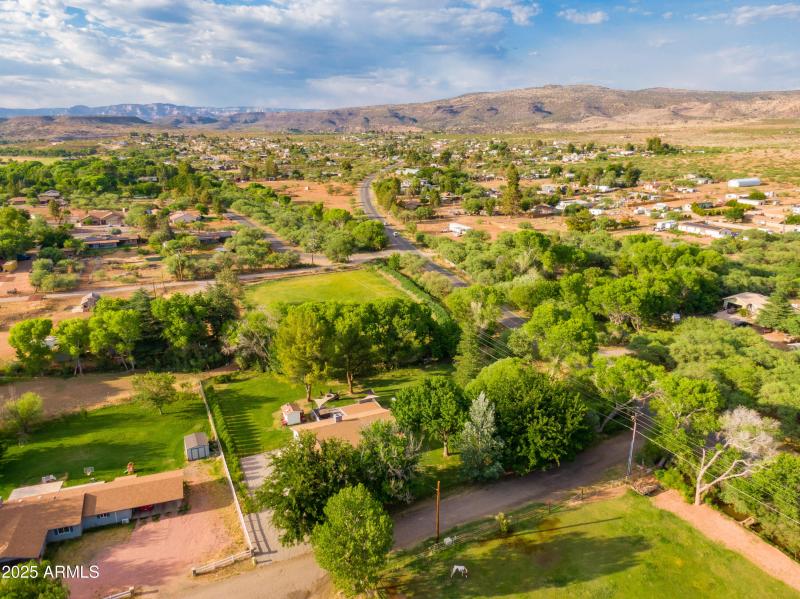 Surrounded by mature trees